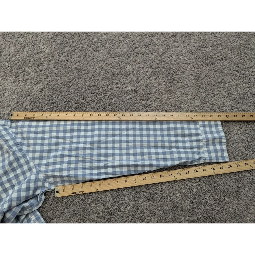 J.‎ Crew Button Up Shirt Mens Extra Large Check 100% Cotton Casual Office